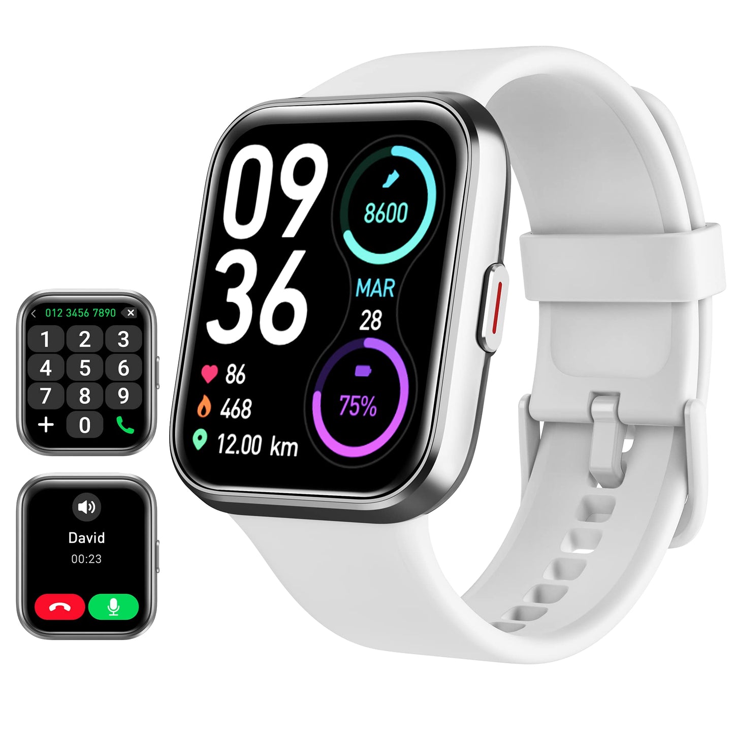 Smart Watch for Men Women TouchScreen Fitness Watch for iPhone,Android