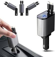 Retractable 4in1 Car Charger